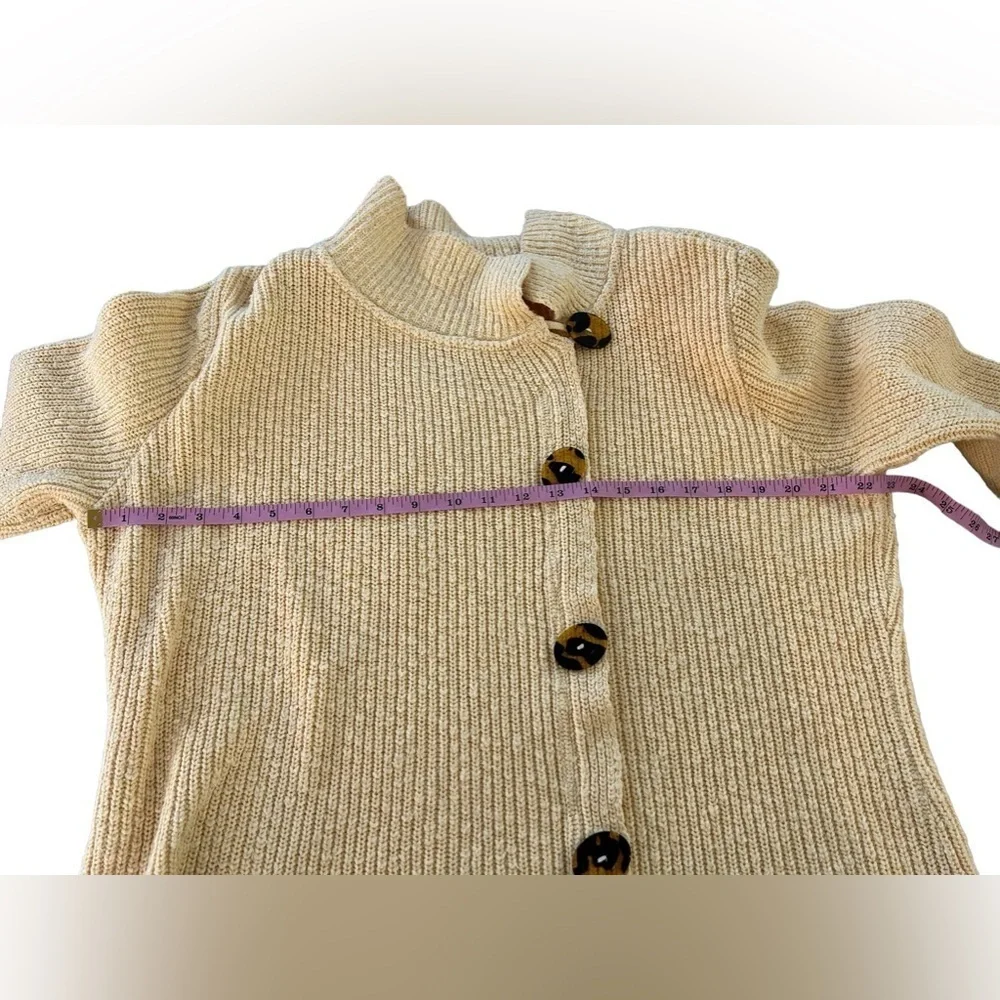 Willow Anthropologie sweater /Cardigan size XL yellow - Picture 2 of 11